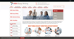 Desktop Screenshot of mbaessaywriting.net