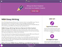 Tablet Screenshot of mbaessaywriting.net